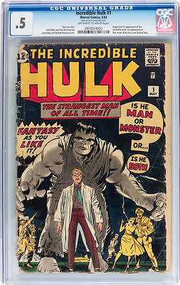 Incredible Hulk 1 CGC  OWWhite Pages  Rare