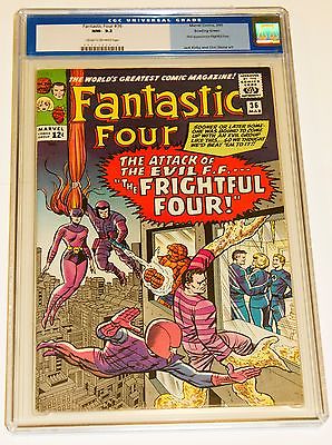 Fantastic Four 36 CGC 92 First Appearance MedusaInhumans Movie BG Pedigree