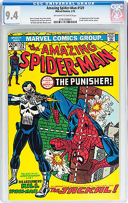 Amazing Spiderman 129 CGC 94 1st app of Punisher