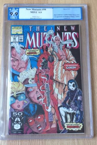 New Mutants 98 pgx 99  MINT ONLY 1 1st Deadpool Wade Wilson 98 not cgc cbcs