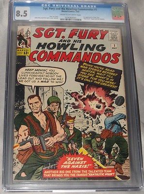 Sgt Fury and His Howling Commandos 1 CGC 85 1st appearance of Sgt Fury