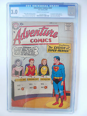 Adventure Comics 247 1958  CGC 30    1st Legion of SuperHeroes
