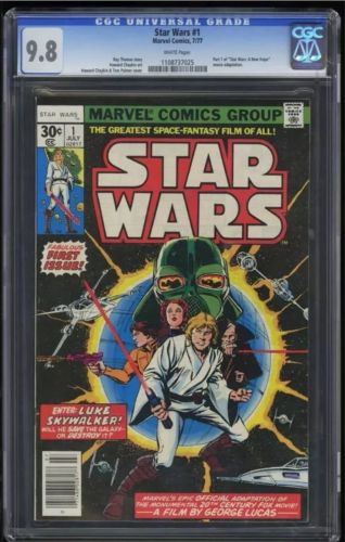 Star Wars 1 1977 CGC 98 New Hope First Edition Marvel Comics WHITE PAGES