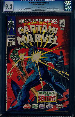 Marvel Superheroes 13  CGC 92 Universal Grade First Carol Danvers 