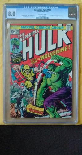 Hulk 181 CGC 80