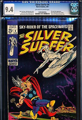SILVER SURFER 4 CGC 94 Vs Thor Classic cover