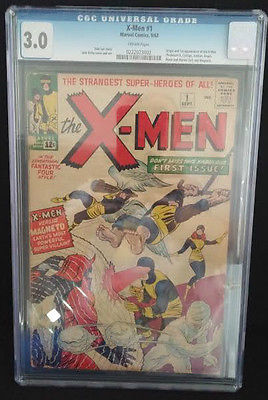 XMen 1 CGC 30 CREAM PAGES 963 1st XMen  Magneto Marvel FREE SHIP WORLDWIDE