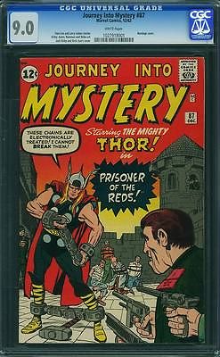 JOURNEY INTO MYSTERY THE MIGHTY THOR 87 CGC 90 VFNM MARVEL