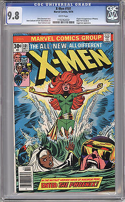 Uncanny XMen 101 CGC 98 NM 1st Phoenix White Pages Oct 1976 Marvel