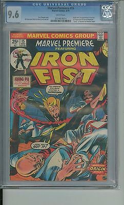 Marvel Premiere 15 CGC 96 White Pages First Iron Fist Harold Meachum ERComics