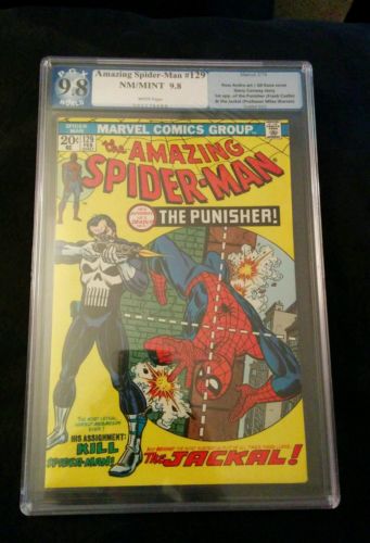 Amazing SpiderMan 129 98 PGX CGC1st Appearance of The Punisher