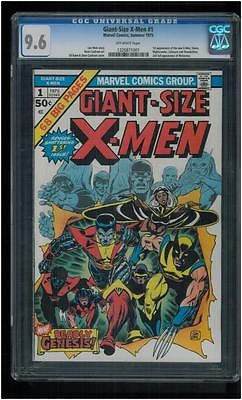 Giant Size XMen 1 CGC 96 1st new team  Off White Pages  Wolverine