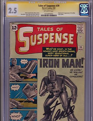 Tales of Suspense  39      CGC  35    1st App Iron Man     Signed by Stan Lee