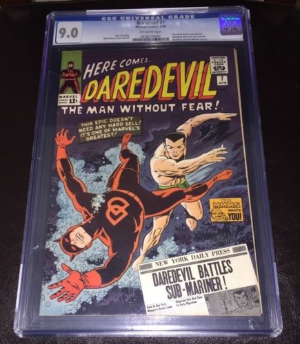 DAREDEVIL 7 1ST RED COSTUME CGC 90 OW Pgs Netflix Show Silverage Key NOT 1