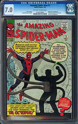 The Amazing SpiderMan 3 1963 Marvel CGC 70