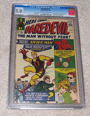 DAREDEVIL 1 CGC 50  LOOK SILVER AGE SUPER KEY NETFLIX