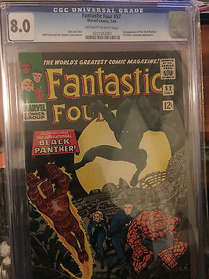 Fantastic Four 52 CGC 80 1st appearance of Black Panther