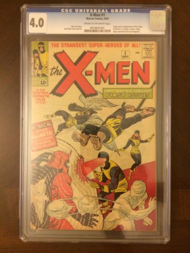 The XMen 1 Sept 1963 Marvel CGC 40  1st First APP OF THE XMENStan Lee