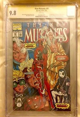 The New Mutants 98 Feb 1991 Marvel Cgc 98 Signed by Rob Liefeld