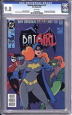 BATMAN ADVENTURES 12 CGC 98  WHITE PGS  1ST APPEARANCE OF HARLEY QUINN