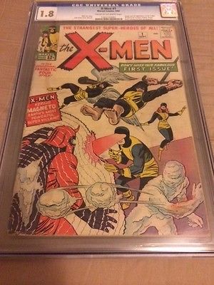 THE XMEN 1 CGC 18 MARVEL COMICS 963 1ST PROFESSOR XCYCLOPSMAGNETOBEAST