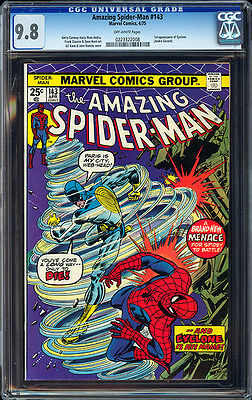 Amazing SpiderMan 143 1975 CGC 98 OFFWHITE pages