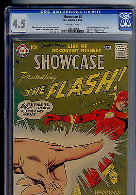 DC SHOWCASE 8 CGC45 2ND SILVER AGE FLASH FRESH FROM WIZARDWORLD PHILLY