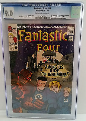 Fantastic Four 45  90 CGC  First Appearance Of The Inhumans  