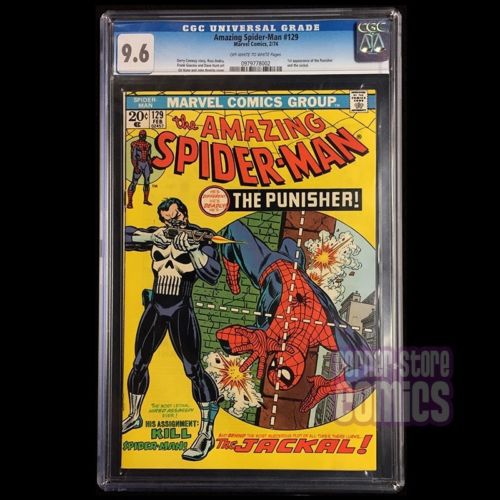 Amazing SPIDERMAN 1963 129 CGC 96 First 1st Appearance PUNISHER Marvel KEY