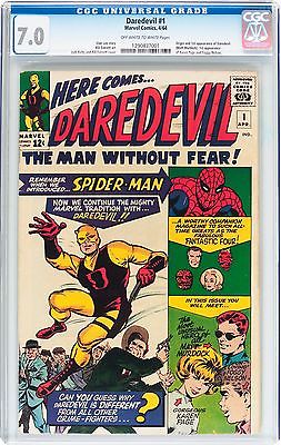 Daredevil  1  cgc  70  oww pages