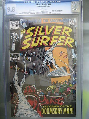 Silver Surfer 13 CGC 98 WP 1st Doomsday Man 1 of 1 Highest Graded