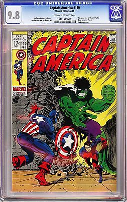 CAPTAIN AMERICA 110 JIM STERANKO 1969 CGC 98 1st Appearance Madame Hydra