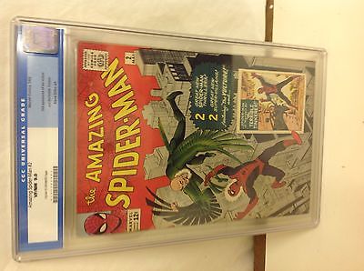 THE AMAZING SPIDER MAN 2  CGC 90  SUPER RARE CREAM TO OFF WHITE MUST SEE