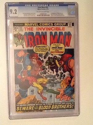 INVINCIBLE IRON MAN VOL 155 NM 1st THANOS1st DRAX HIGH GRADE CGC 92 EXTR RARE