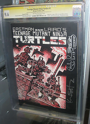 Teenage Mutant Ninja Turtles 1 CGC 96 TMNT 2nd Printing  Highest SS Series 