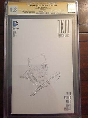 CGC 98 SS Dark Knight III 1 DK3 Variant signed  Batman sketch by Frank Miller