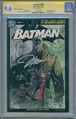 Batman 608 RRP CGC 96 SS Jim Lee Diamond Retailer Summit RARE Variant OLD SLAB