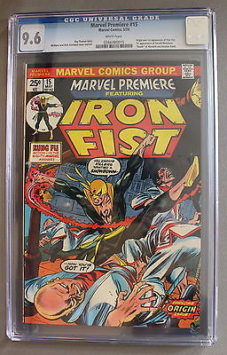 Marvel Premiere 15 ORIGIN  First app IRON FIST 1974 Netflix TV CGC NM 96