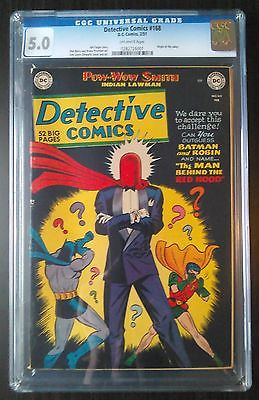 Batman Detective Comics 168 Feb 1951 Vol 1 Origin of Joker CGC 50 VGFN