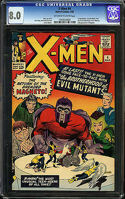 XMen Uncanny 4 CGC 80 VF Avengers Age Ultron 1st Scarlet Witch Quicksilver