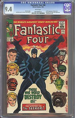 Fantastic Four 46 CGC 94 NM 1st full app Black Bolt Inhumans Dragon Man app