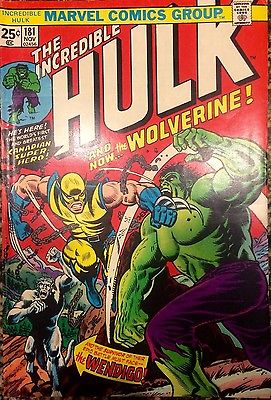 Marvel Incredible Hulk 181 Very High Grade CGC Potential 1st Ap of Wolverine