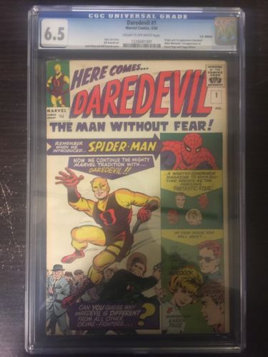 Daredevil 1964 1st Series 1 CGC 65 Uk Edition