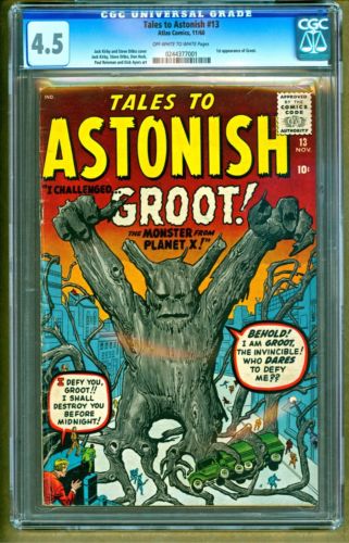 Tales to Astonish 13 1960 Marvel 1st appearance of Groot NO RESERVE CGC PGX