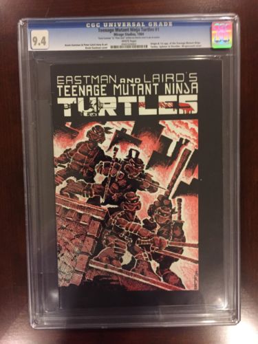 Teenage Mutant Ninja Turtles 1 CGC 94 TMNT 1st Print White Pages