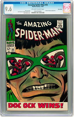 AMAZING SPIDERMAN 55 CGC 96 NM TWIN CITIES PEDIGREE  Dr Octopus