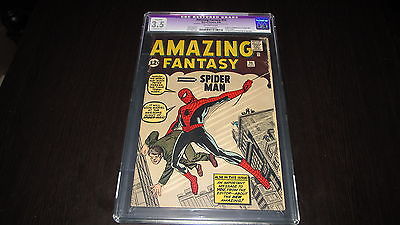 Amazing Fantasy 15 Marvel 1962 CGC 35 Origin  1st Appearance of SpiderMan