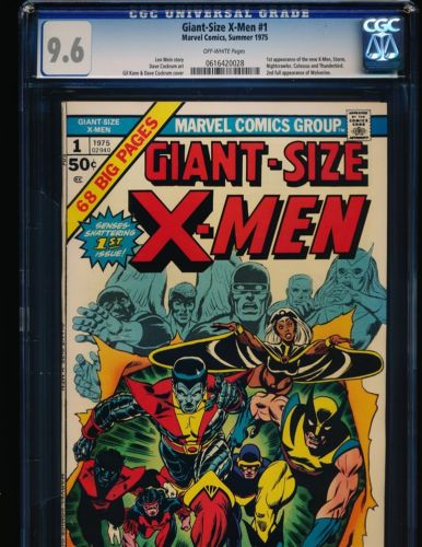 GiantSize XMen  1  1st New XMen CGC 96 OFFWHITE Pgs