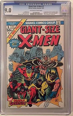 1975 Giant Size XMen 1 CGC 90  1st Appearance of New XMen