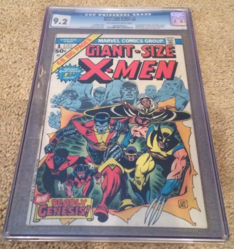 GIANT SIZE XMEN 1 1975 CGC 92 OWW 1st APPEARANCE OF NEW XMEN NIGHTCRAWLER